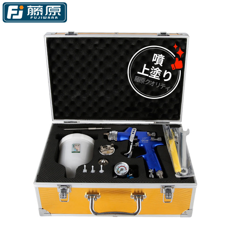 藤原喷漆枪气动上壶喷枪日本汽车面漆高雾化喷漆工具油漆喷涂家具,五金/工具,喷枪,淘宝优惠券,粉丝福利购,淘宝优惠卷