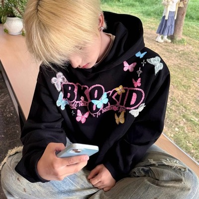 卫衣男款刺绣重磅秋冬款百搭上衣