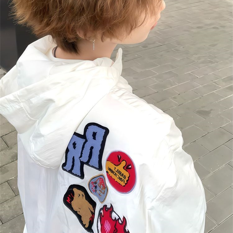 美式高街潮流冰丝防晒服男夏季