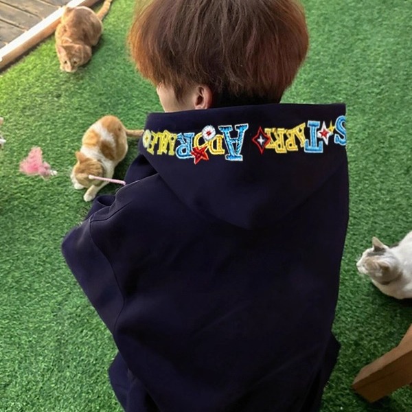 卫衣男连帽刺绣爆款百搭上衣外套