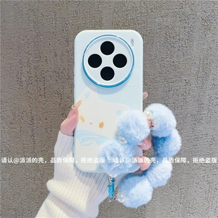 ins风小清新围巾小猫适用vivox200/x100pro手机壳新品高级感vivox200网红爆款手机套x90/x80硅胶防摔保护套女