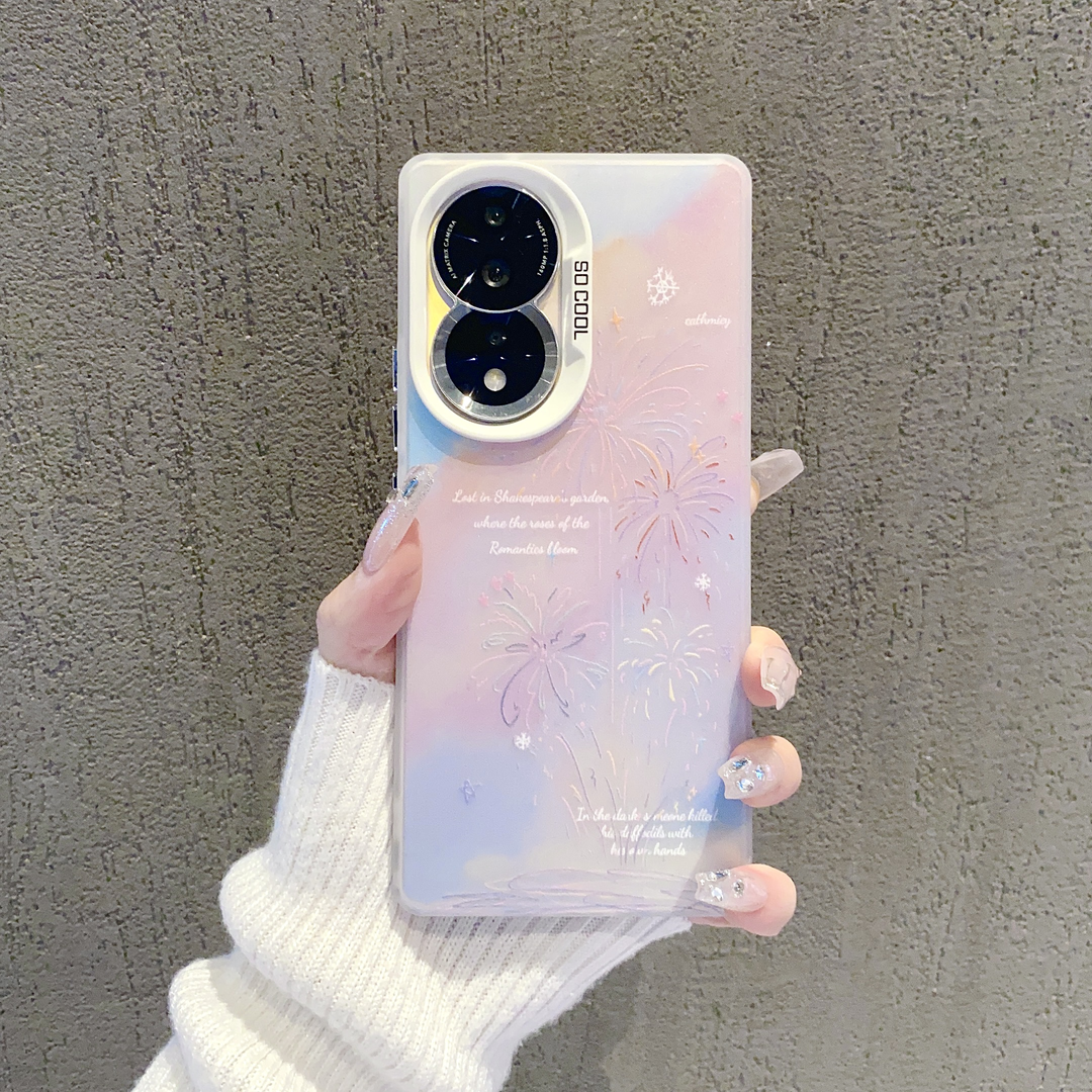 ins风小清新炫彩烟花适用荣耀80pro/90pro手机壳新款高级感小众时尚适用荣耀100手机套70/60pro防摔保护套女,3C数码配件,手机保护套/壳,淘宝优惠券,粉丝福利购,淘宝优惠卷
