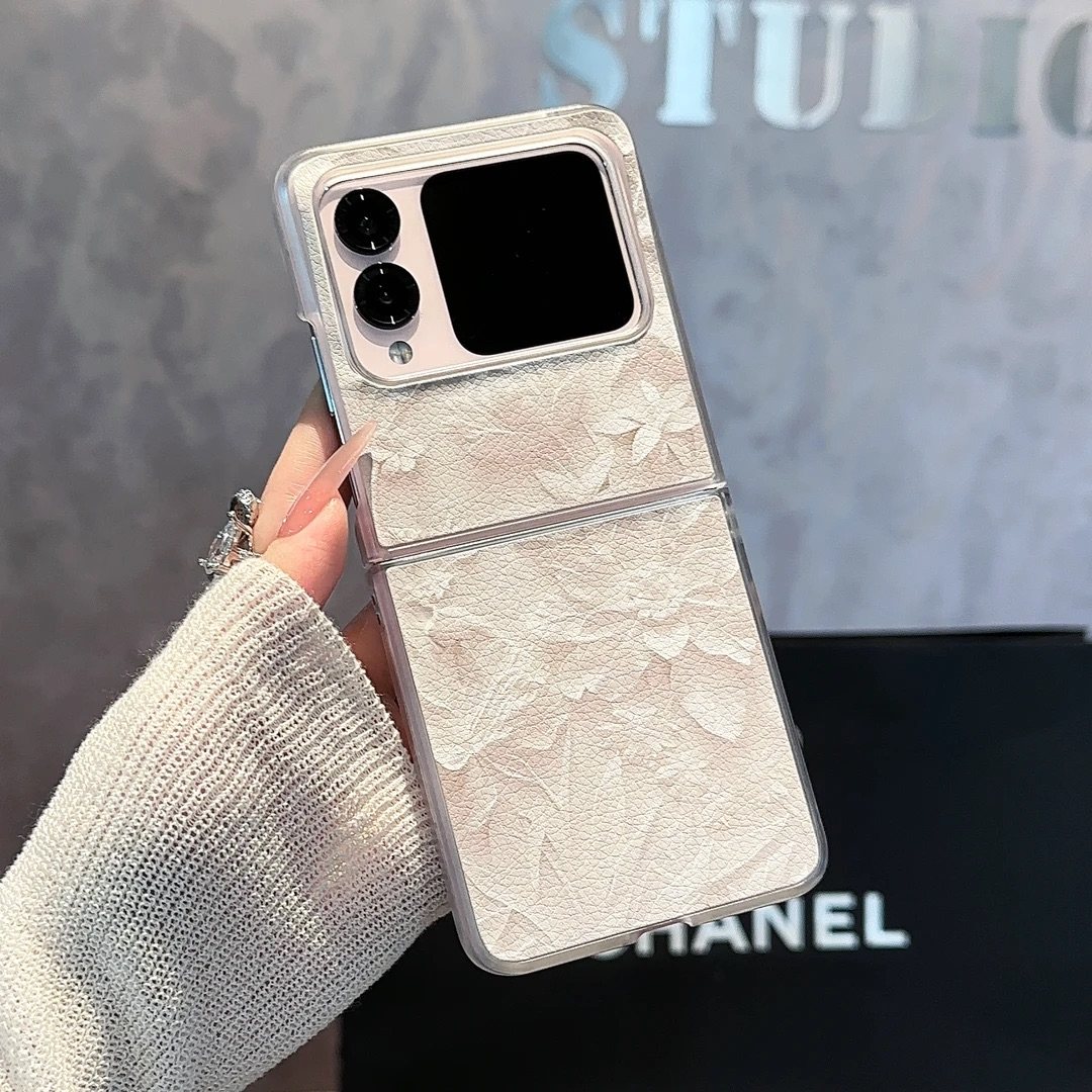 ins风小清新优雅玫瑰适用华为novaflip手机壳新款高级感小众网红爆款折叠手机壳p50pocket硅胶外壳防摔保护套