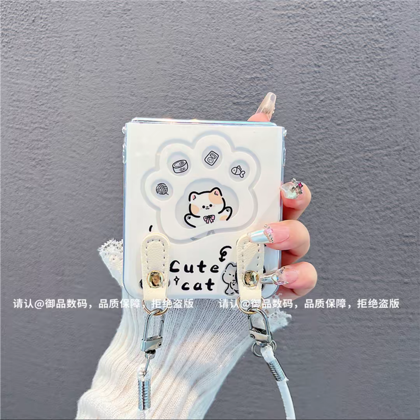 ins风小清新可爱小猫适用华为novaflip手机壳高级感p50pocket网红爆款折叠手机壳pocket2硅胶防摔外壳保护套,3C数码配件,手机保护套/壳,淘宝优惠券,粉丝福利购,淘宝优惠卷