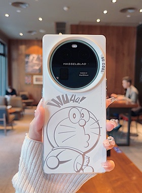 ins风可爱卡通哆啦猫适用oppofindx6pro手机壳新款高级感findx9pro网红爆款手机套findx8/x7pro防摔保护套女