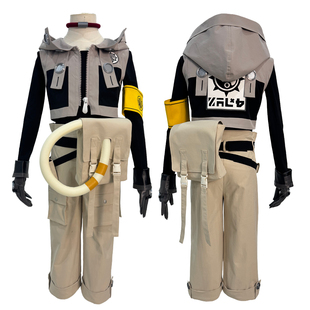 控想派系GACHIAKUTA废渊战鬼路德COS服道具背包全套