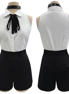 控想派系电锯人链锯人蕾塞COS服Reze炸弹恶魔常服面料