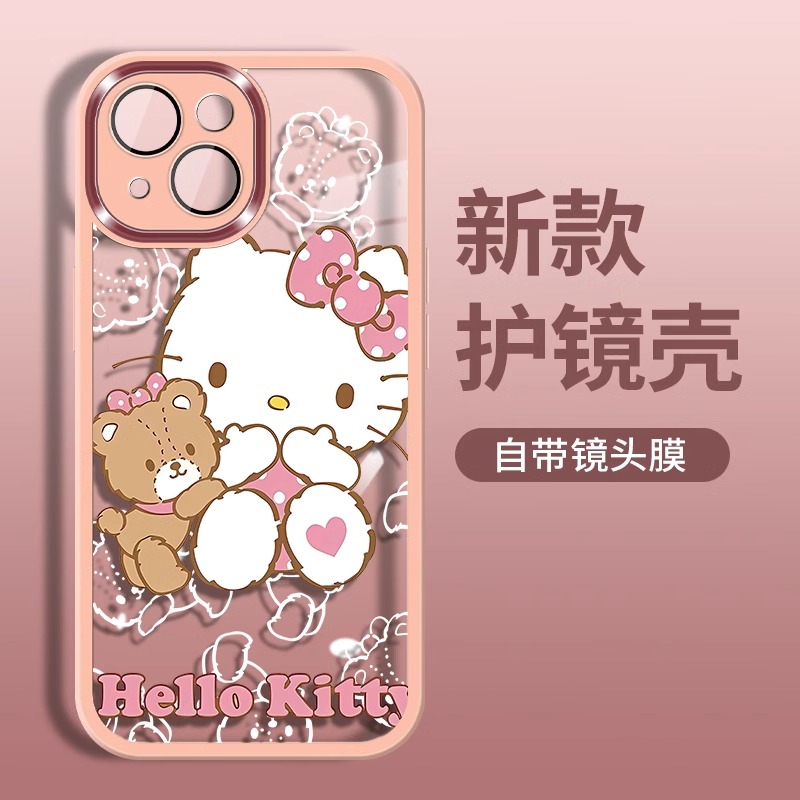 卡通凯蒂猫适用三星s25ultra手机壳s24fe/s23+可爱s22pro新款a05女a12/a16透明a30超薄a34全包a50高级a52/a55