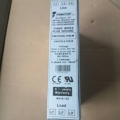 可维修FINMOTOR 3相电源滤波器FIN1700E.018