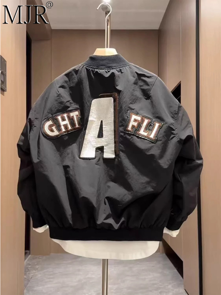 潮牌休闲外套男士夹克2025新款高级感秋季流行穿搭男装痞帅棒球服