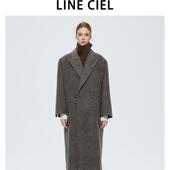 外套大衣女秋冬新款 LINE CIEL全羊毛廓型西装 通勤
