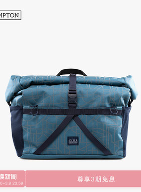 BROMPTON小布车头包28L容量Borough 超大卷口包黄昏蓝