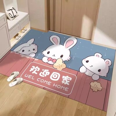 卡通入户防滑吸水速干门垫