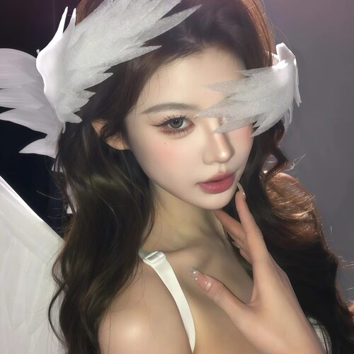 仙女风~天使之翼白天鹅翅膀发夹