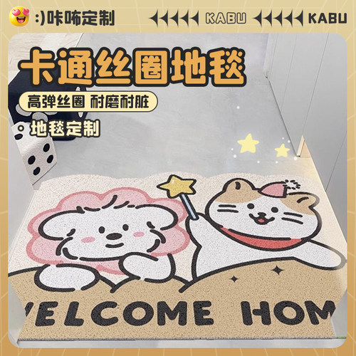 入户门地垫丝圈防滑耐磨