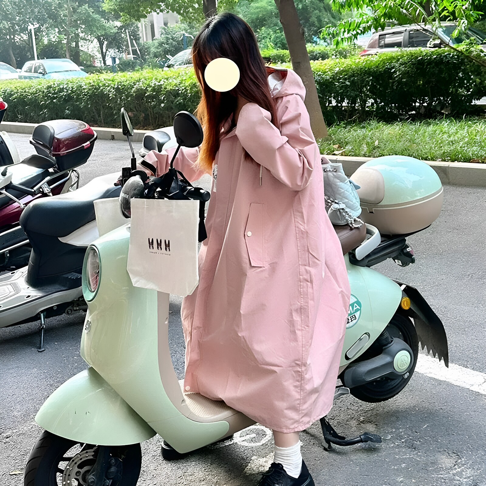 人车分离加厚防风防暴雨电动车雨
