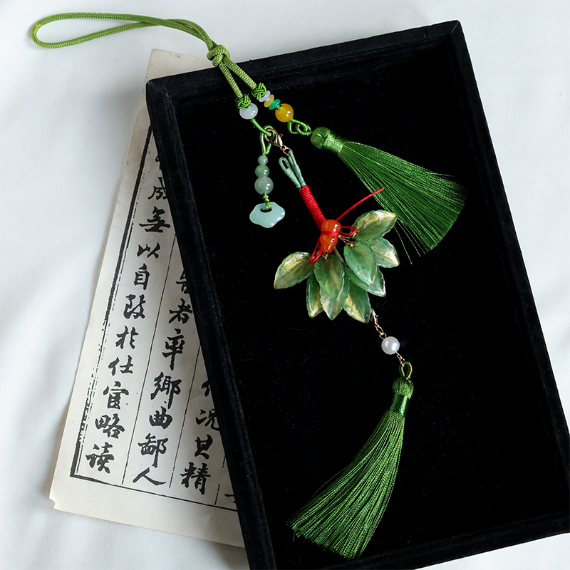 去晦气柚子叶琉璃挂件流苏吊坠霉运退散赵露思同款车挂包挂配饰品,饰品/流行首饰/时尚饰品新,其它首饰,淘宝优惠券,粉丝福利购,淘宝优惠卷