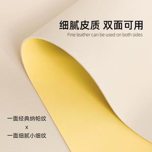 妆台轻奢高革级垫感甲桌化桌生面垫子美桌大学宿14768舍皮妆防水