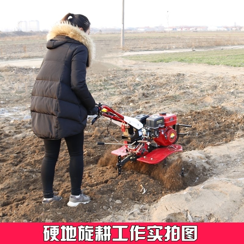 热销小型柴油小型l耕耘机农用犁地翻土开 沟耕田翻地多功能家
