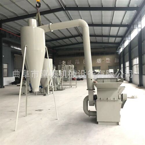 热销600型f沙克龙除尘木材粉碎机 木头边角料细碎机 竹子圆木削片