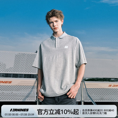 FORNINES夏季短袖t恤男女POLO衫