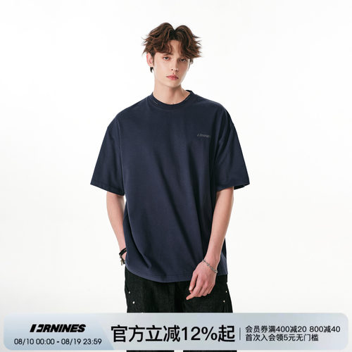 FORNINES速干水洗纯棉短袖T恤男女2026夏季7A抗菌复古半袖打底衫