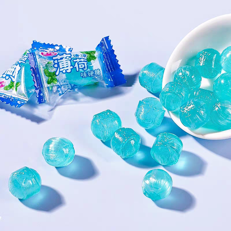 劲爽薄荷糖清新口气清凉润喉糖果提神醒脑商用招待餐饮独立小包装