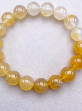 天然珊瑚玉情侣发丝手串时尚百搭