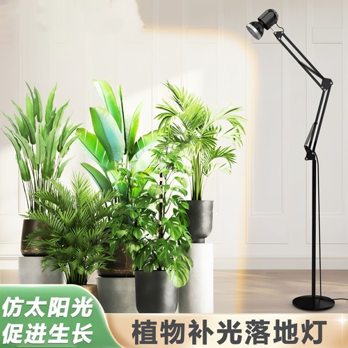 植物补光灯仿太阳全光谱室内多肉上色模拟光合作用绿植专用生长灯