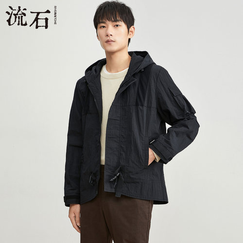 瑞弗史东时尚休闲连帽夹克外套潮