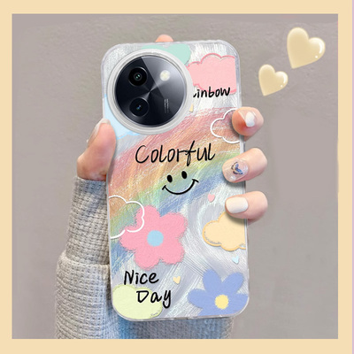 vivoY系列网红创意彩虹花朵外壳