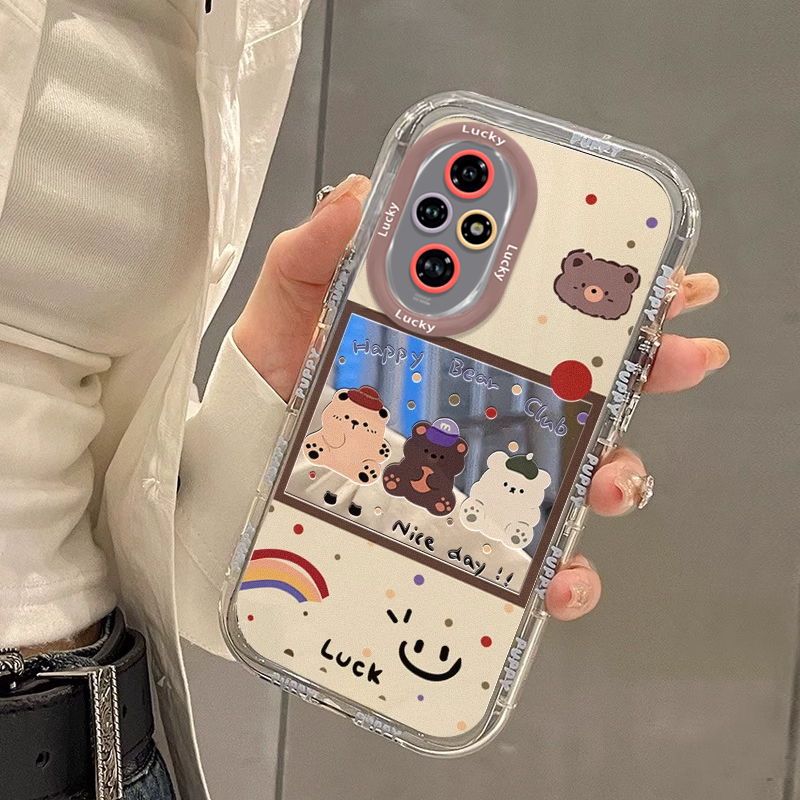 荣耀系列卡通潮流小熊派对手机壳