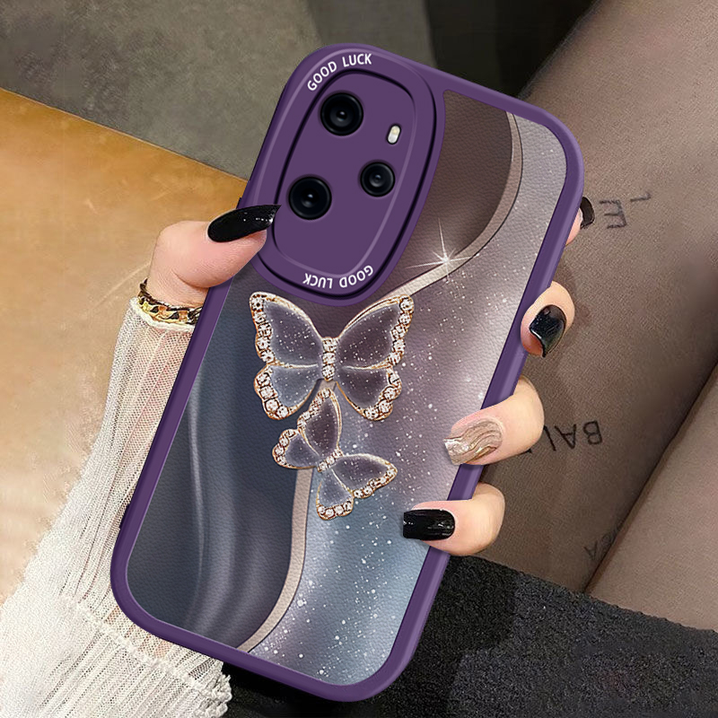 荣耀系列个性新款高级感闪粉蝴蝶