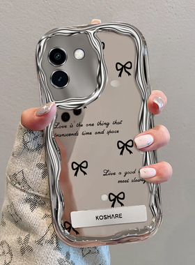 适用于VIVOY200i手机壳y100t新款y93s电镀Y85硅胶Y74s英文蝴蝶结y78m防摔y55s保护套y52s/y76S/Y35M+/Y30标准