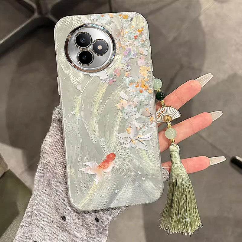 适用红米K系列桂花锦鲤手机壳