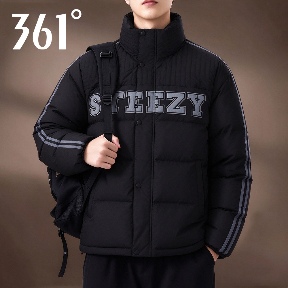 361羽绒服外套男2026冬季新款休闲保暖防泼水立领新款大码面包服
