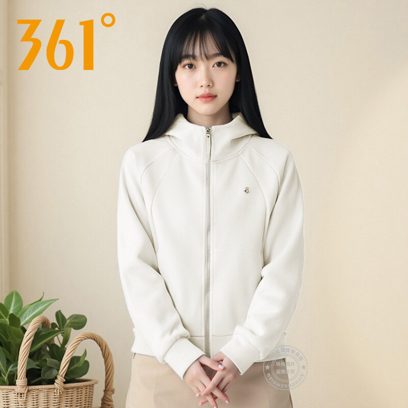 361外套女2026春季新款紫色学生运动服宽松大码女装薄款开衫卫衣