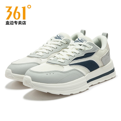 361休闲鞋男鞋秋季2025新款青少年运动鞋男网面透气学生跑步鞋子
