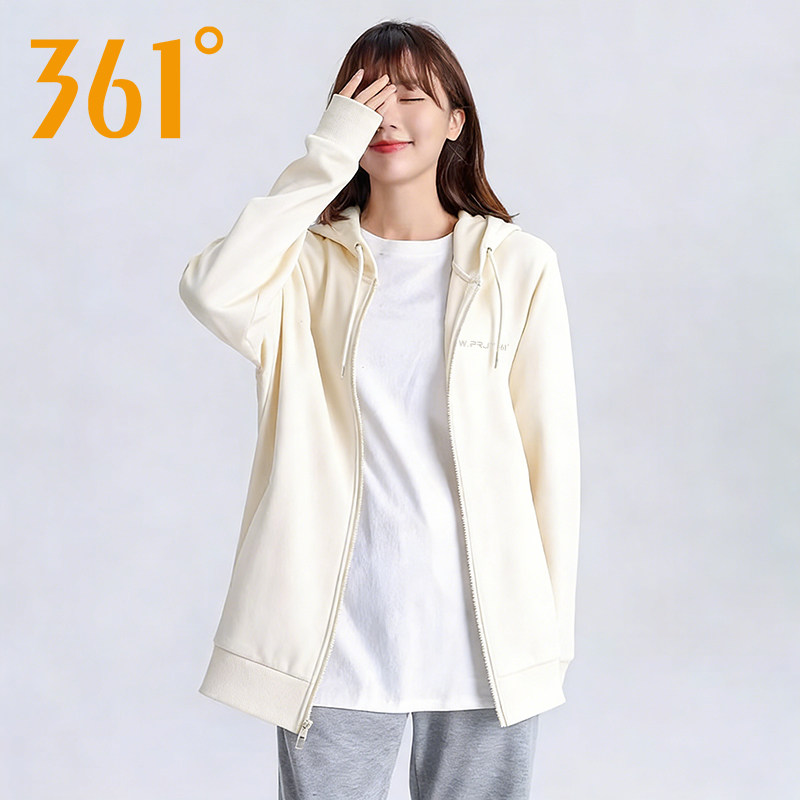 361连帽开衫卫衣女2026秋季新款棉质针织休闲运动宽松百搭外套女