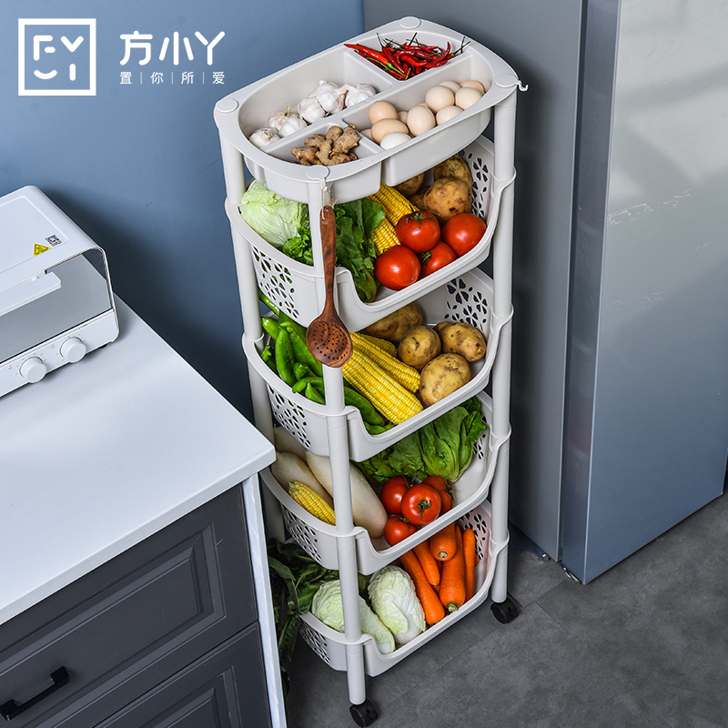 厨房置物架落地多层果蔬菜架子用品菜篮子储菜筐收纳神器家用大全