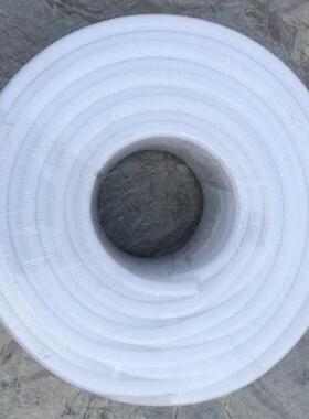 PVC穿线波纹管白色16/20/25/32/40电线电工绝缘套管阻燃塑料软管