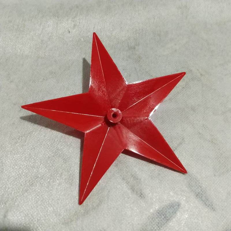 立体五角星塑料五角星装饰品幼儿园墙面装饰用耐划耐晒轻巧国庆节