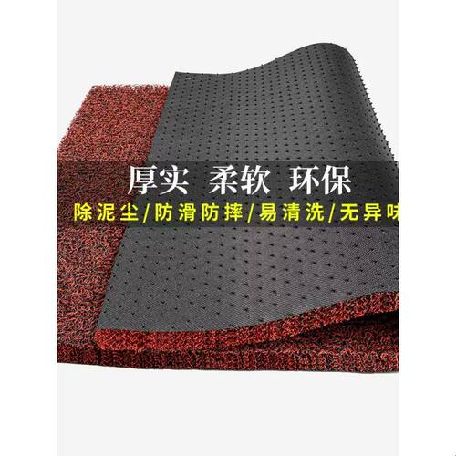 入户门地垫丝圈脚垫门口进门家用防水防滑地毯门垫室外加厚可裁剪