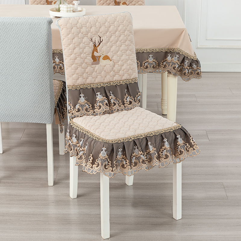 椅子套罩2025新款直背轻奢餐椅套加厚防滑坐垫家用高端餐厅凳子套