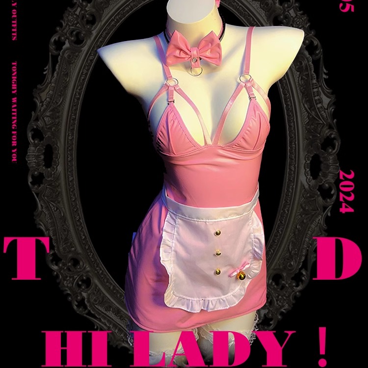 「解锁」酒吧ds演出服圣诞节约会战袍cosplay性感漆皮火辣兔女郎