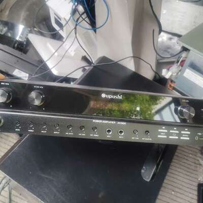 Oupushi AV300家用KTV蓝牙分区功放K歌防啸叫专
