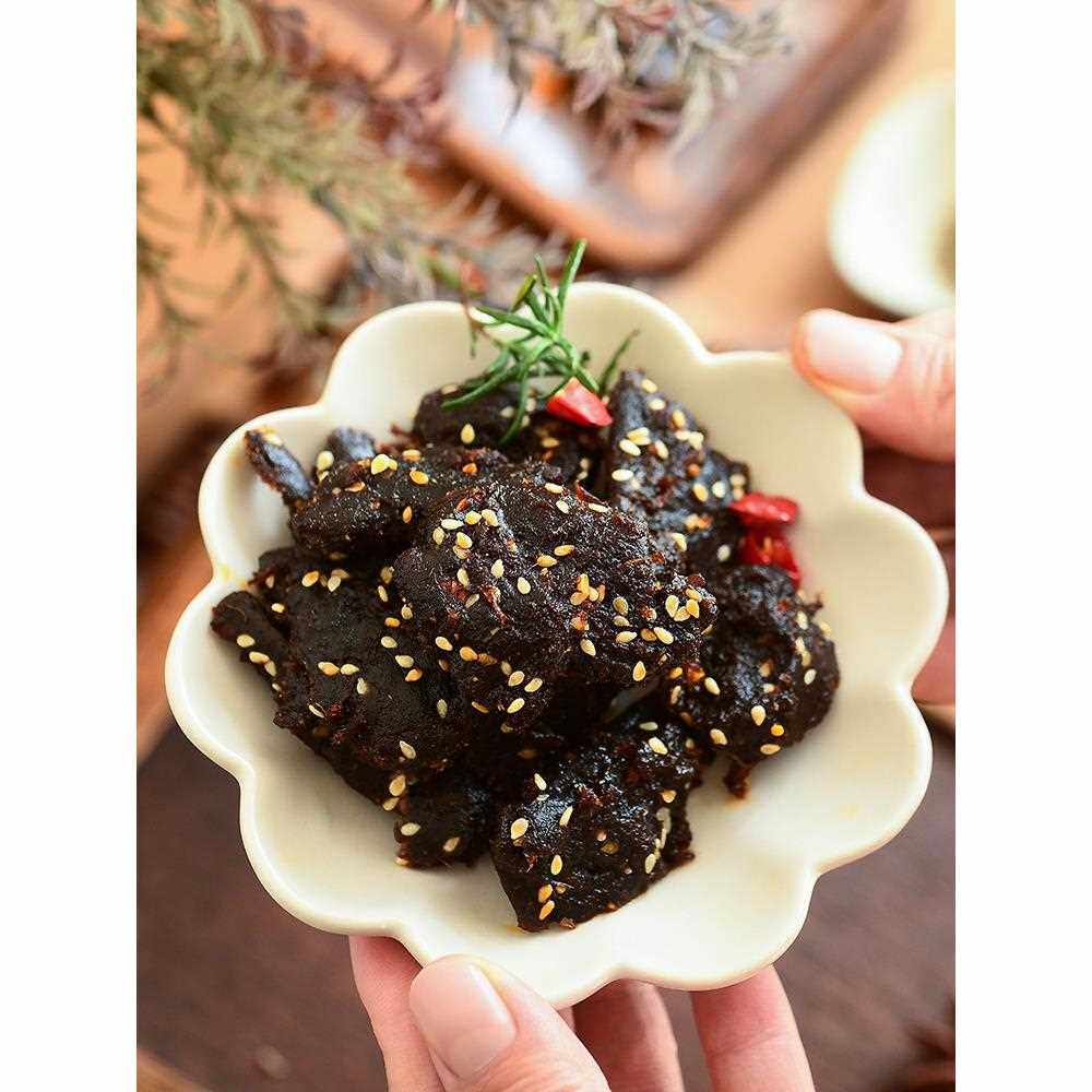 酱烧牛肉干 零食熟食酱牛肉 代餐主食夜宵充饥牛肉粒超好吃小零食