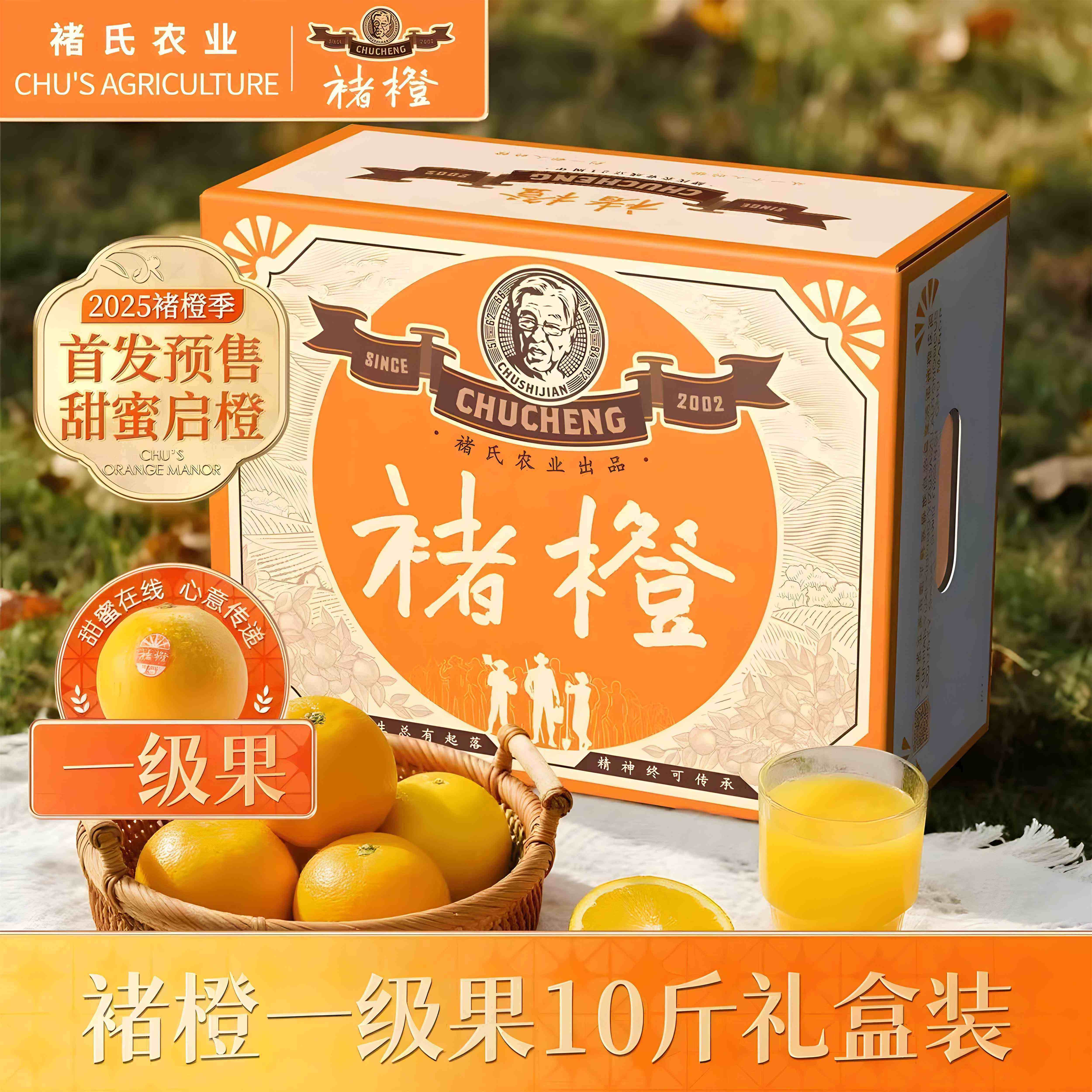 10斤礼盒装 云南哀牢山冰糖橙褚时健励志橙子