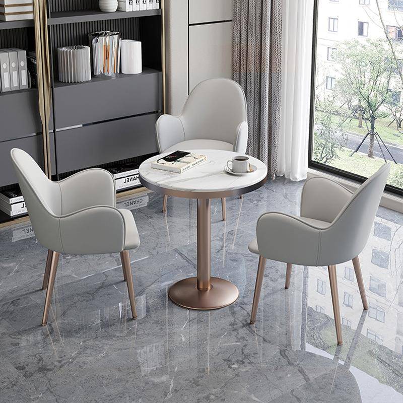 待谈判洽谈会客桌椅组合小户型小餐TE-L桌家用休闲商用接茶奶店面