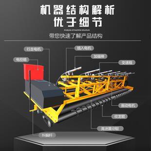 三辊轴摊铺机 激摊光超声波 厂家直供排震体土桥802一面混凝路面